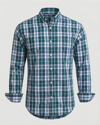 Herren Flanell Langarmhemd Kariert