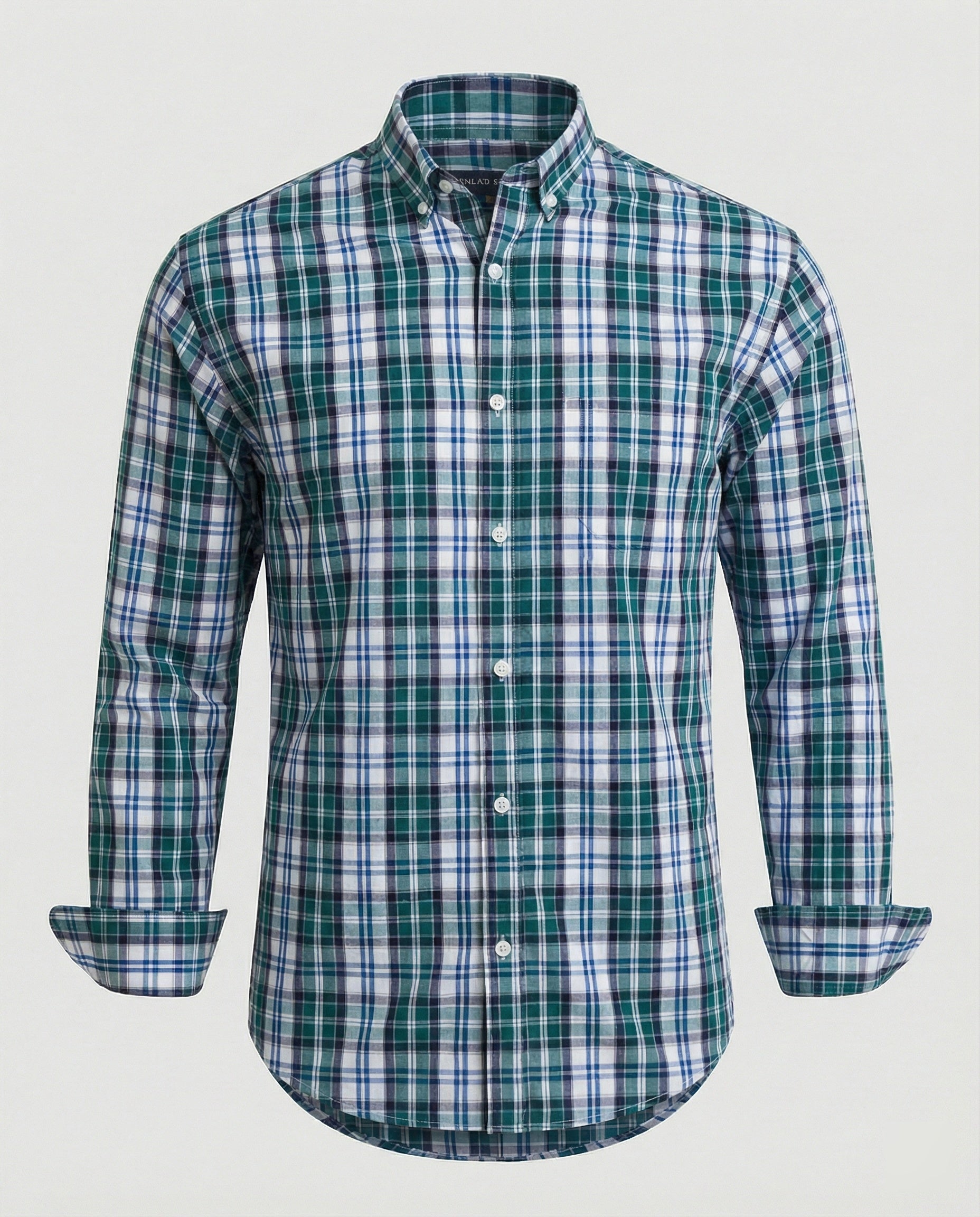 Herren Flanell Langarmhemd Kariert