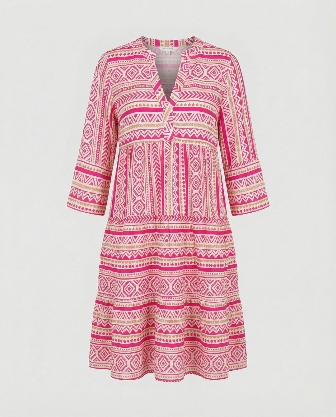 Damen Luftiges Sommerkleid mit verspieltem Print