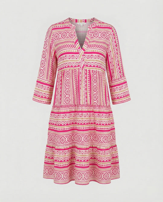 Damen Luftiges Sommerkleid mit verspieltem Print