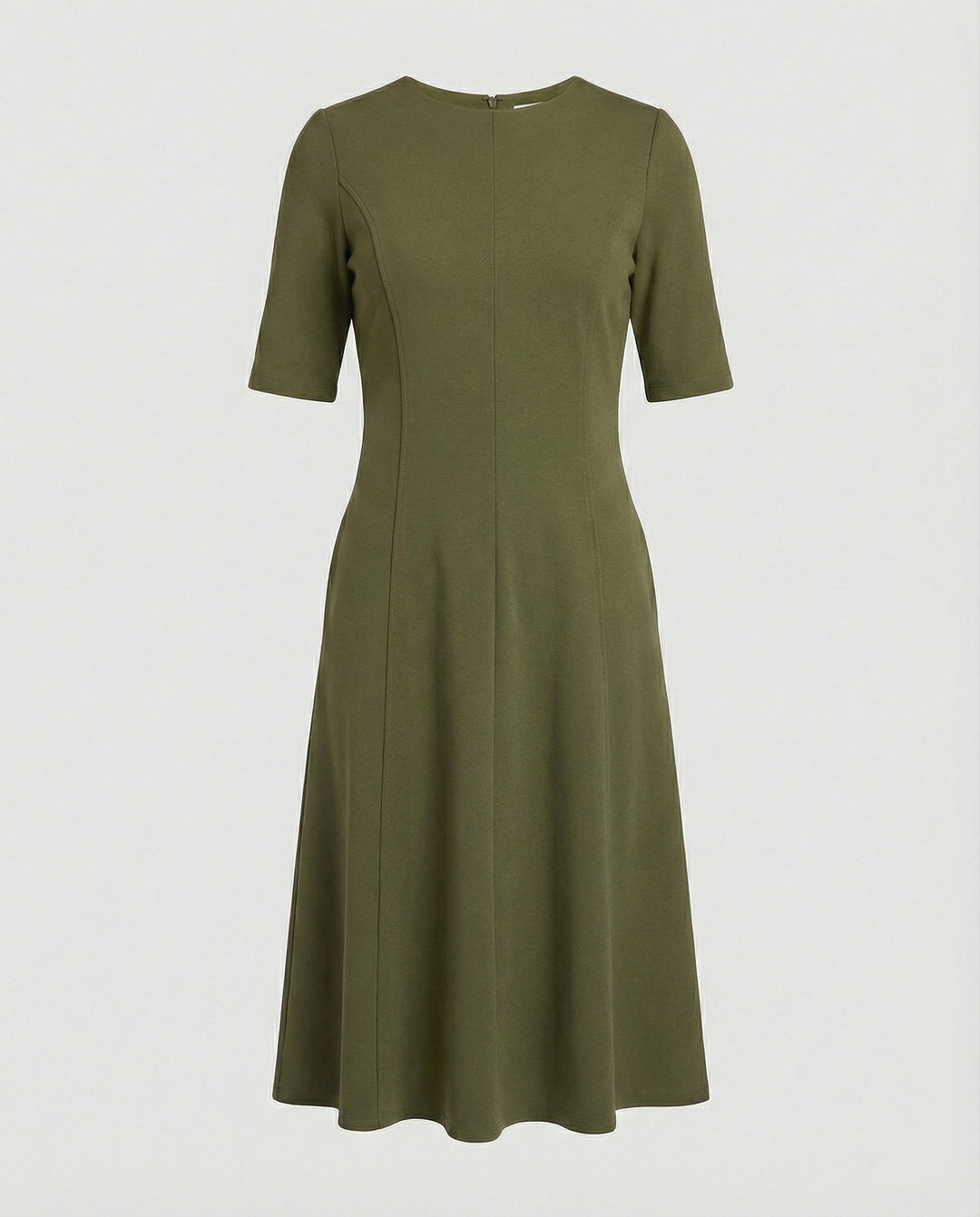 Damen Midikleid elegant Halbarm
