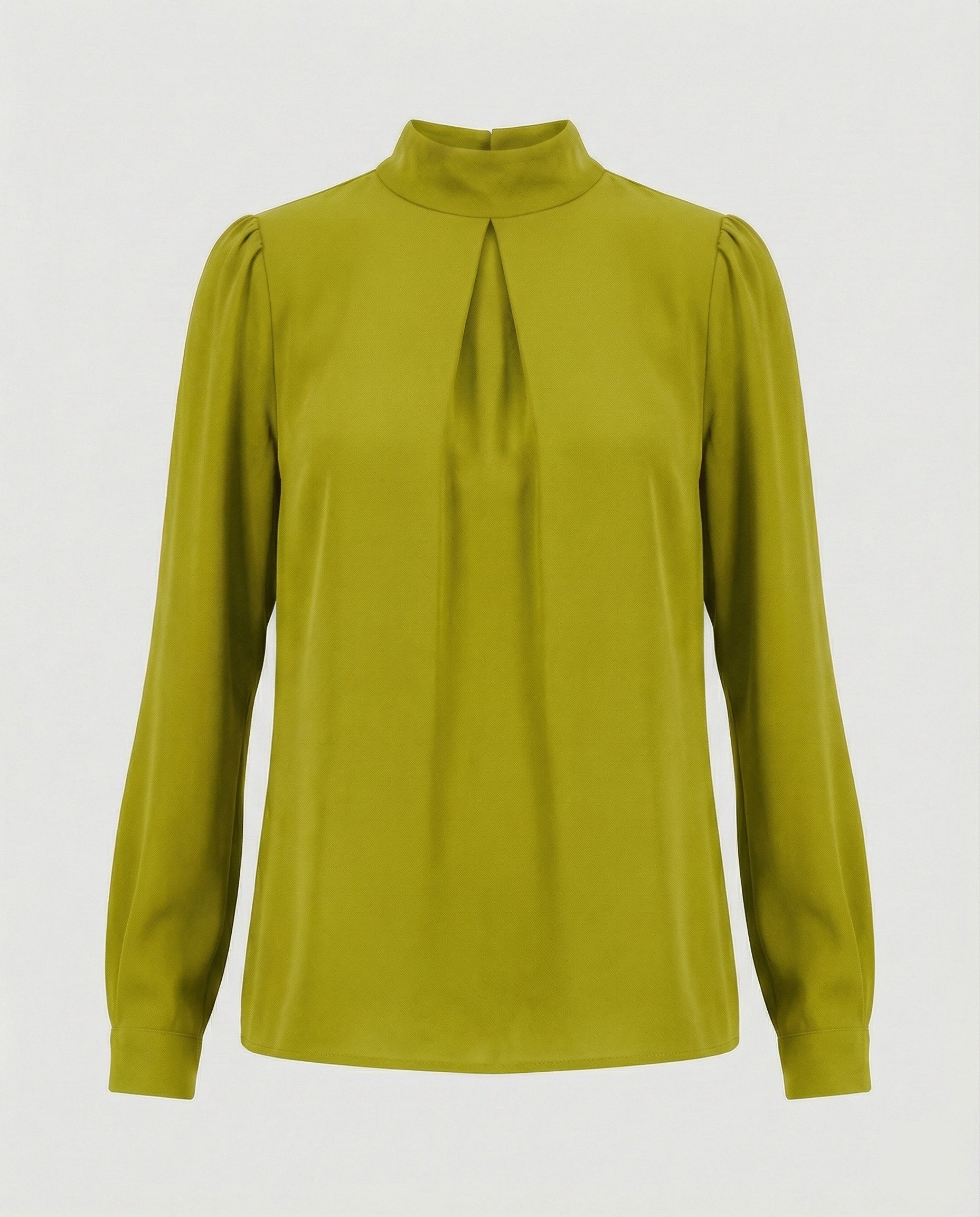 Damen elegante Bluse mit Stehkragen R&B