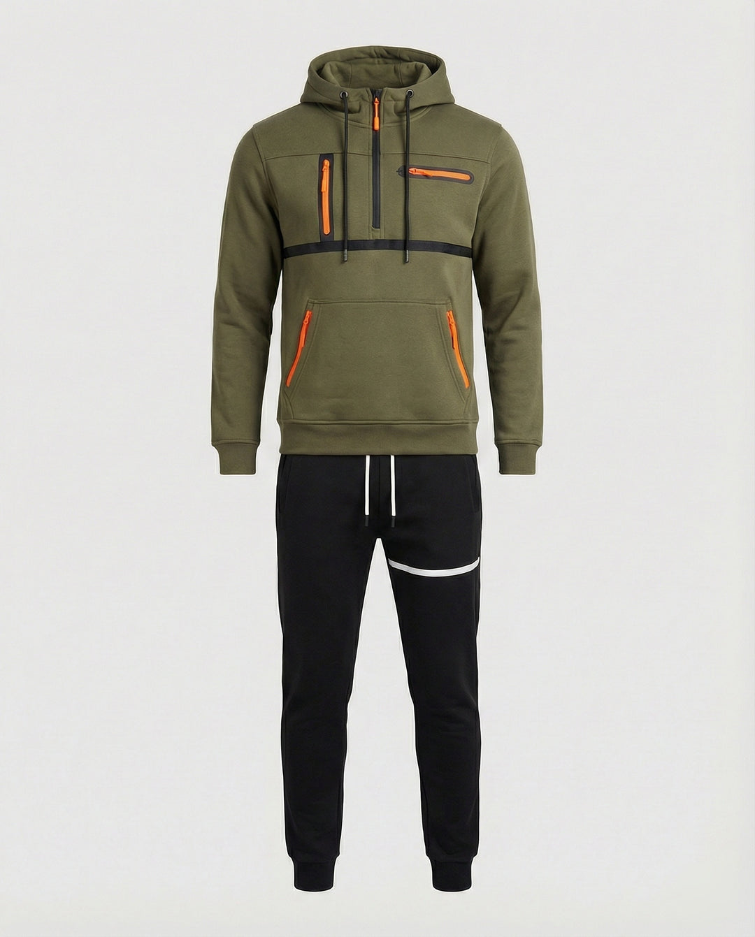 Herren sportliches Hoodie- und Jogginghosen-Set R&B