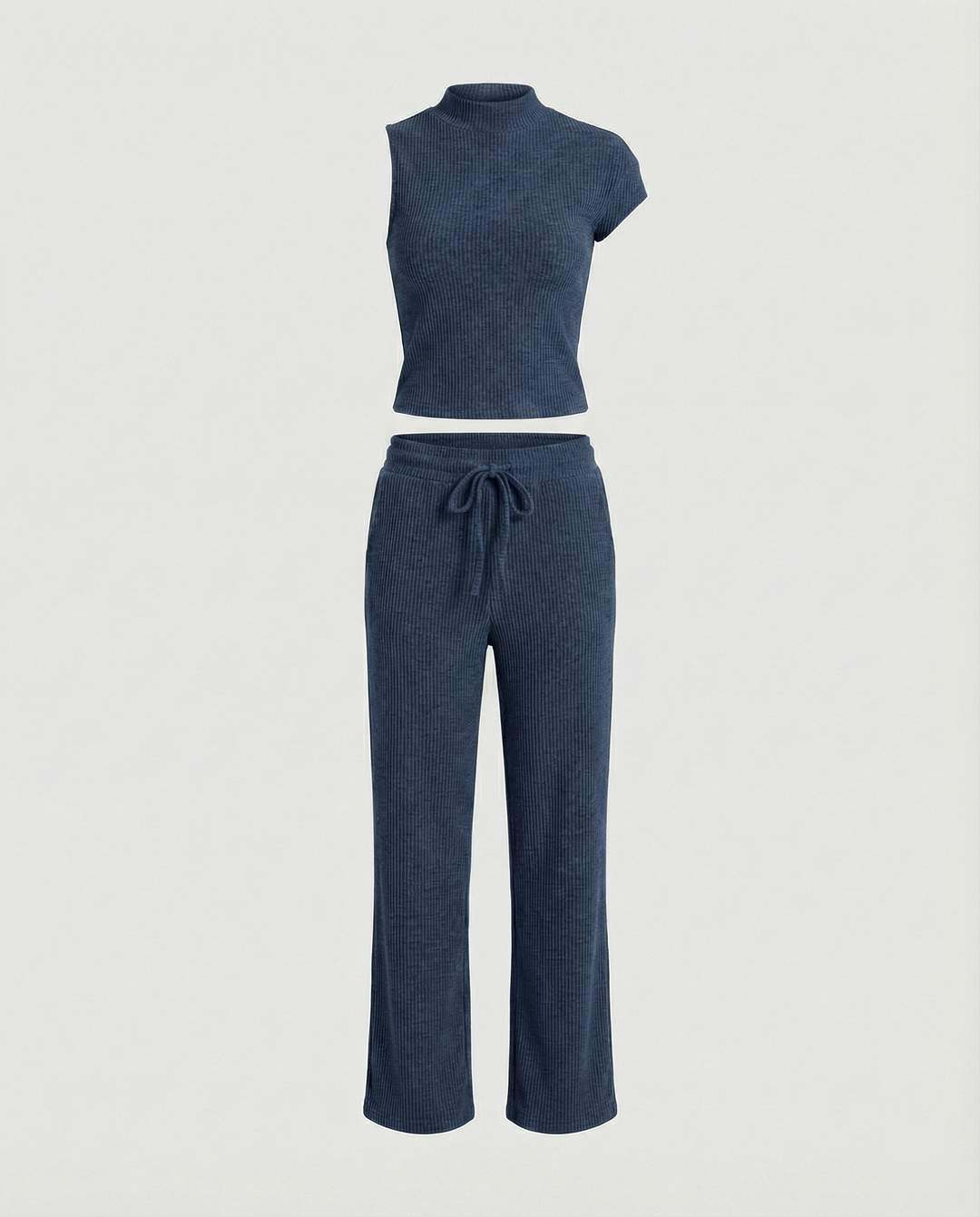 Damen Off-Shoulder Jumpsuit mit elastischem Bund und lässigem Schnitt R&B