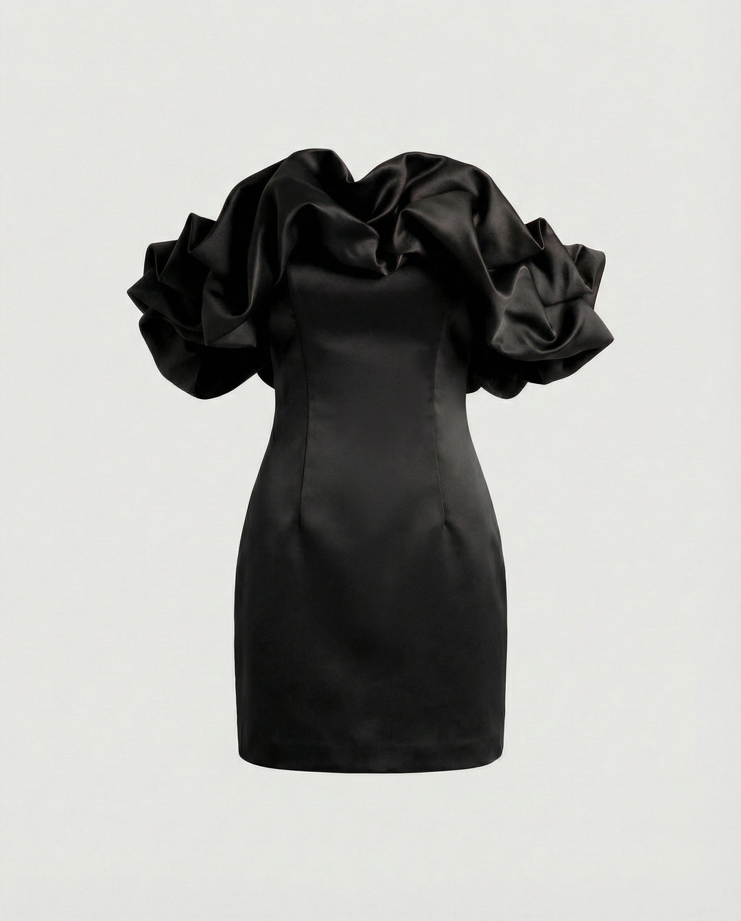Damen Cocktailkleid schulterfrei elegant