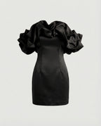 Damen Cocktailkleid schulterfrei elegant