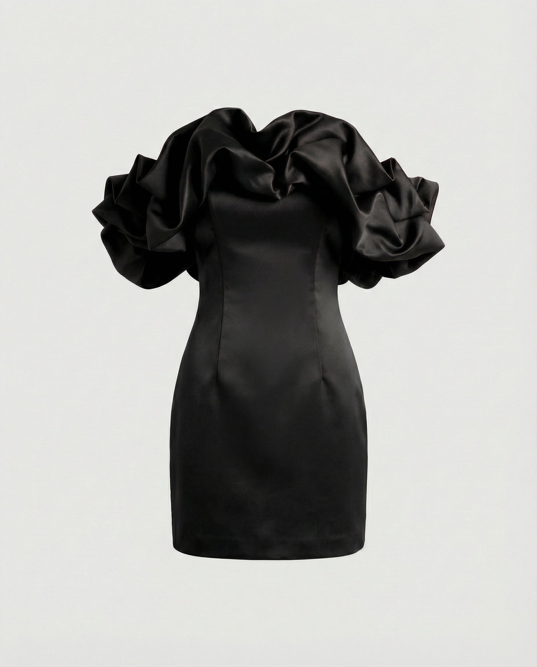 Damen Cocktailkleid schulterfrei elegant
