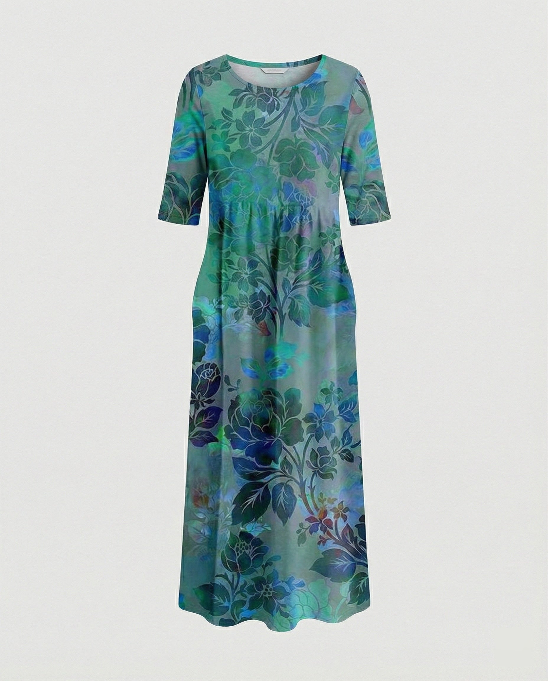 Damen Maxikleid mit Taschen luftig