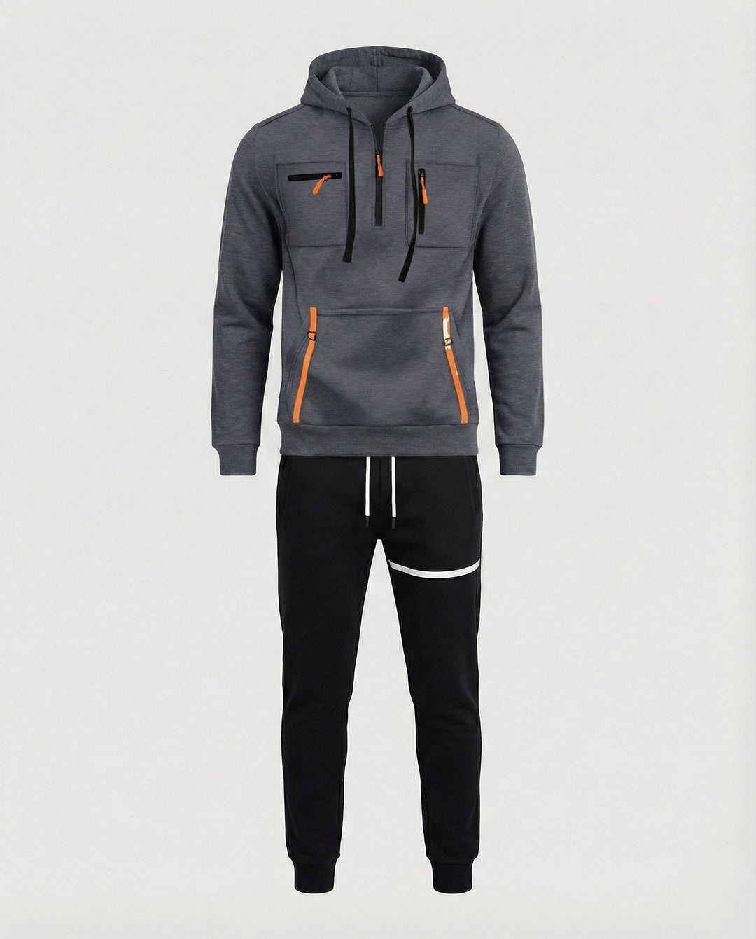Herren sportliches Hoodie- und Jogginghosen-Set R&B