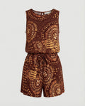 Kurzoverall Mit Ethno Muster Damen