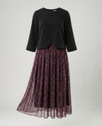 Damen Abendkleid elegant Zweiteiler