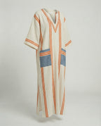 Leinen Kaftan Maxikleid Damen