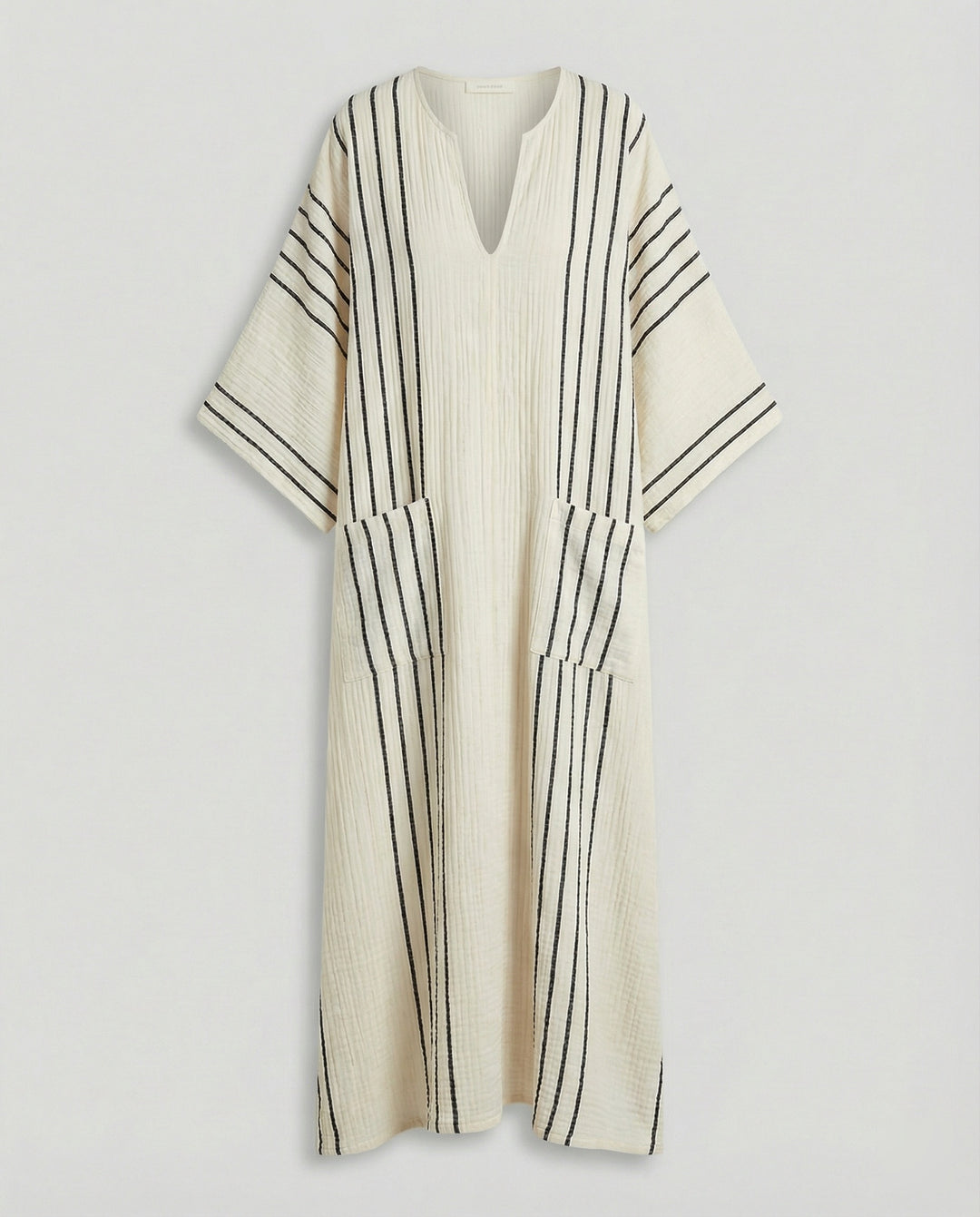 Leinen Kaftan Maxikleid Damen