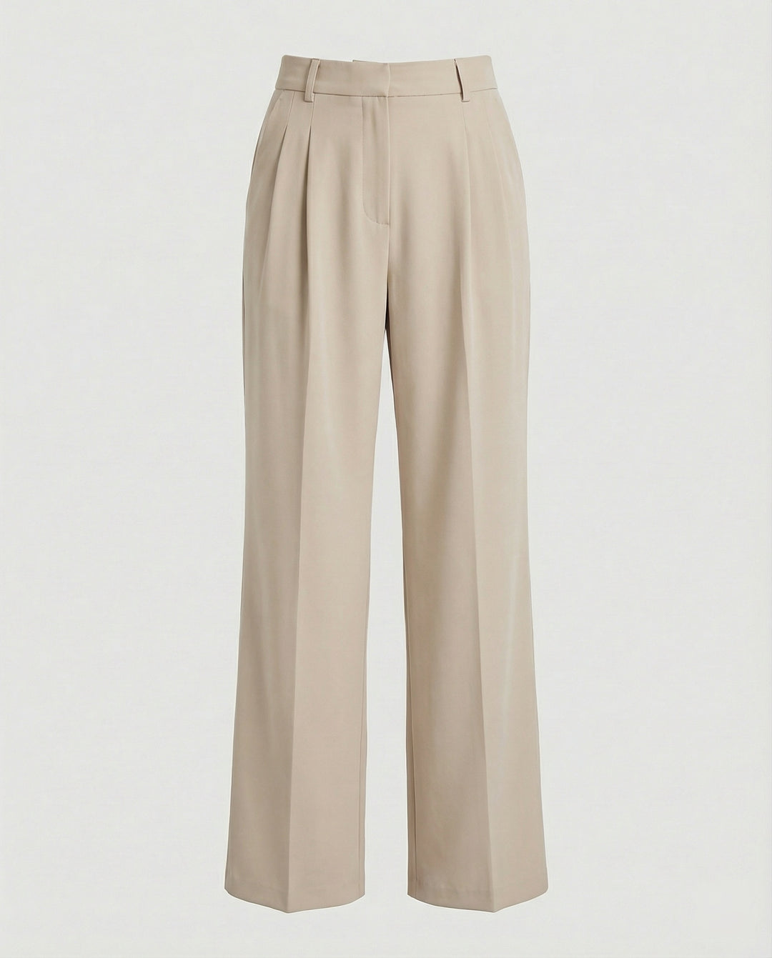 Damen Hochtaillierte Weite Hose