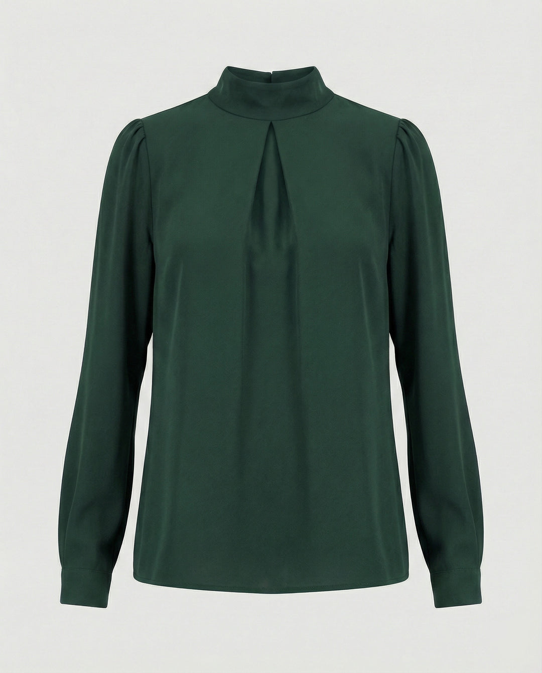 Damen elegante Bluse mit Stehkragen R&B
