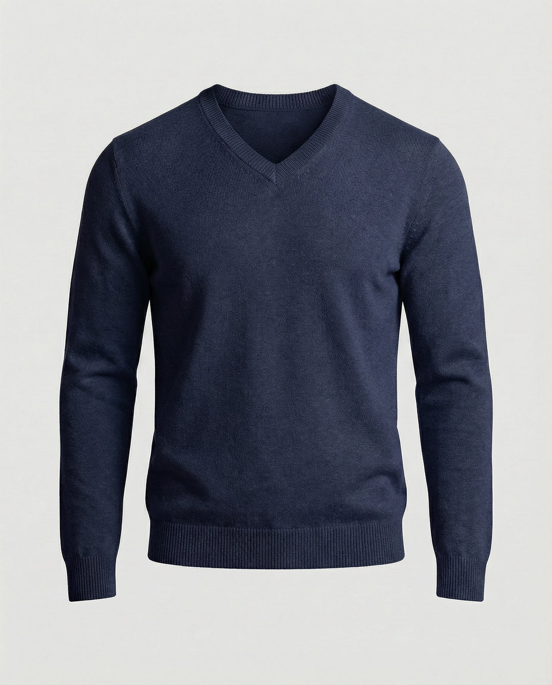 Herren V-Ausschnitt Feinstrickpullover R&B