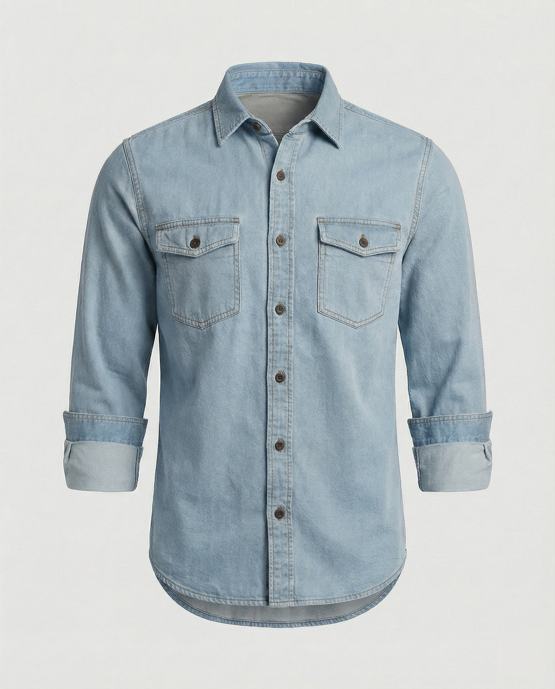 Herren Jeanshemd mit Brusttaschen