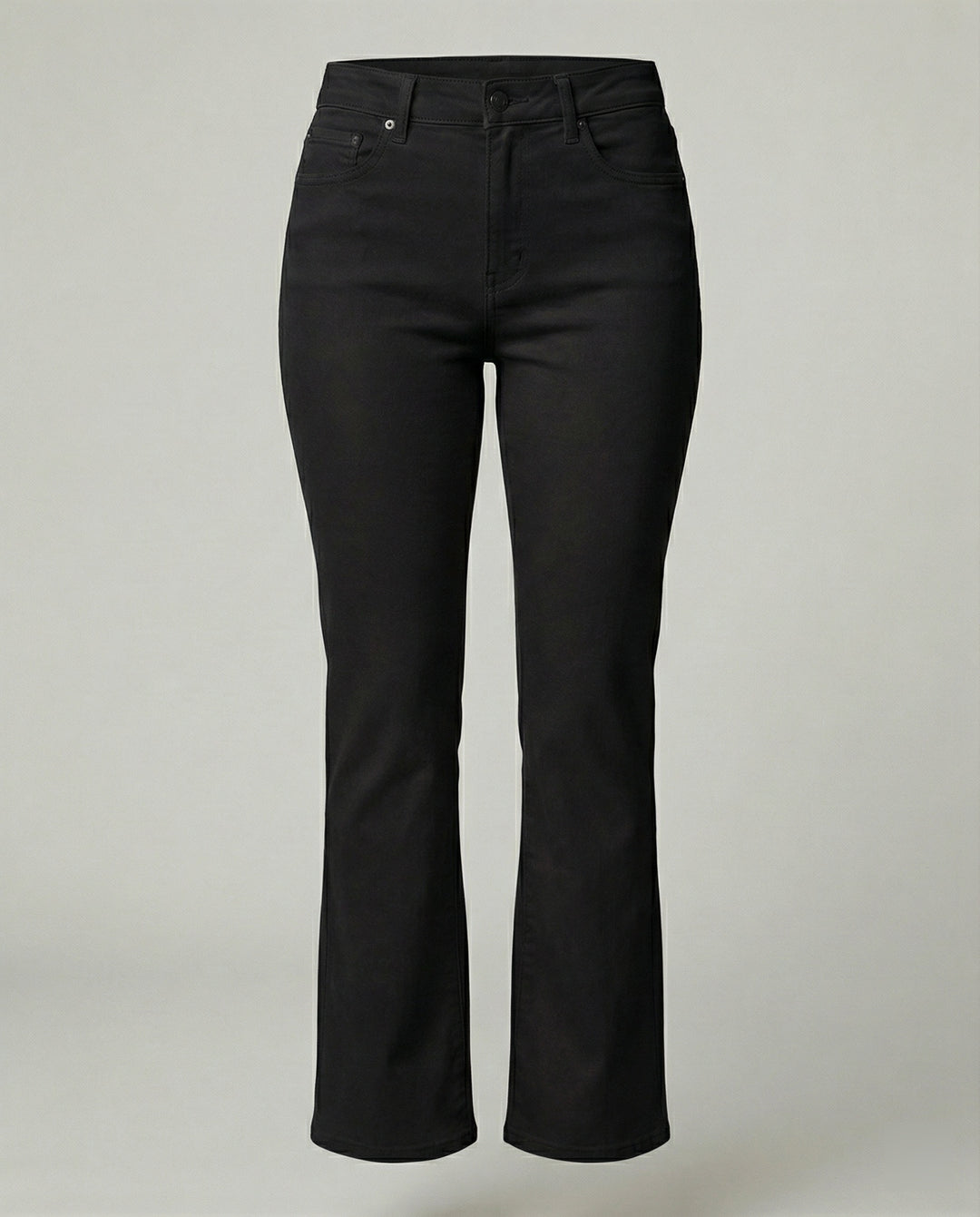 Damen Flared Stoffhose mit hohem Bund