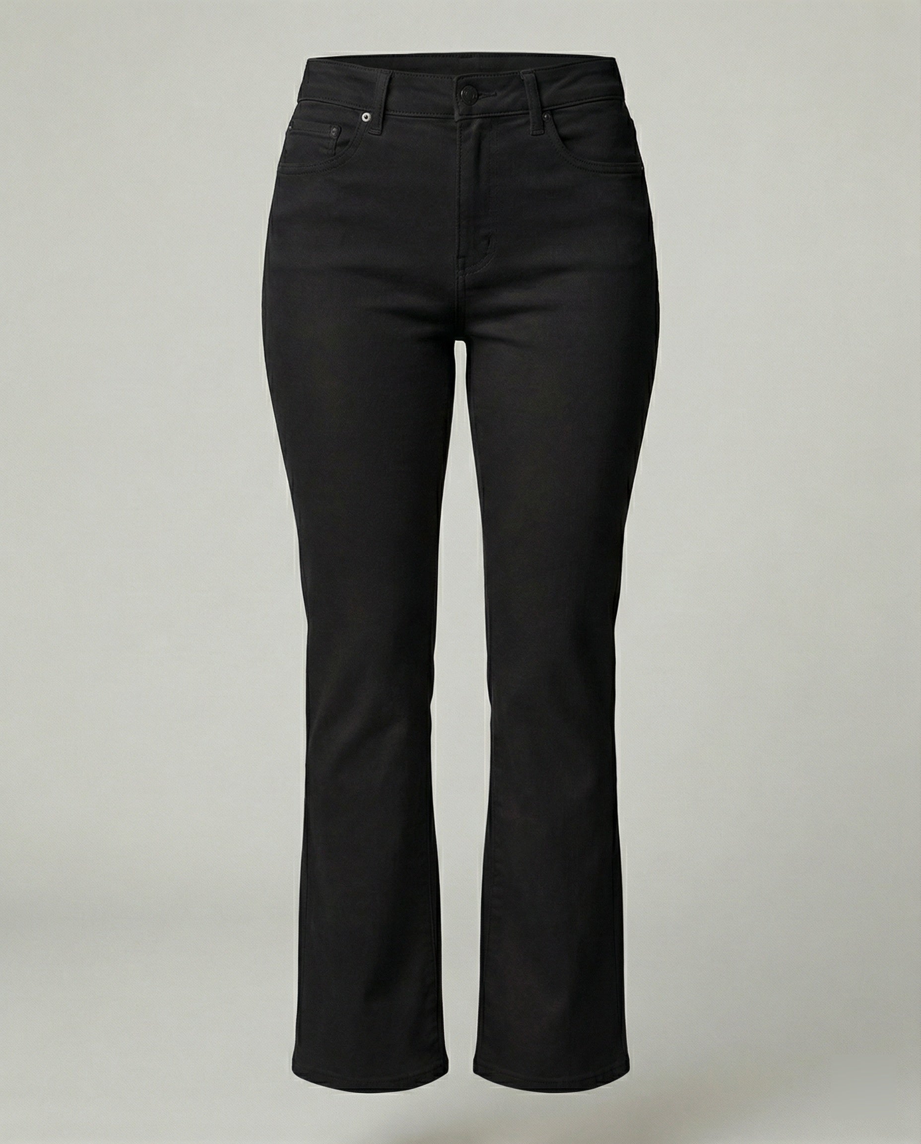 Damen Flared Stoffhose mit hohem Bund