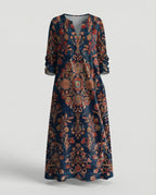 Boho Maxikleid Sommer Damen Taschen