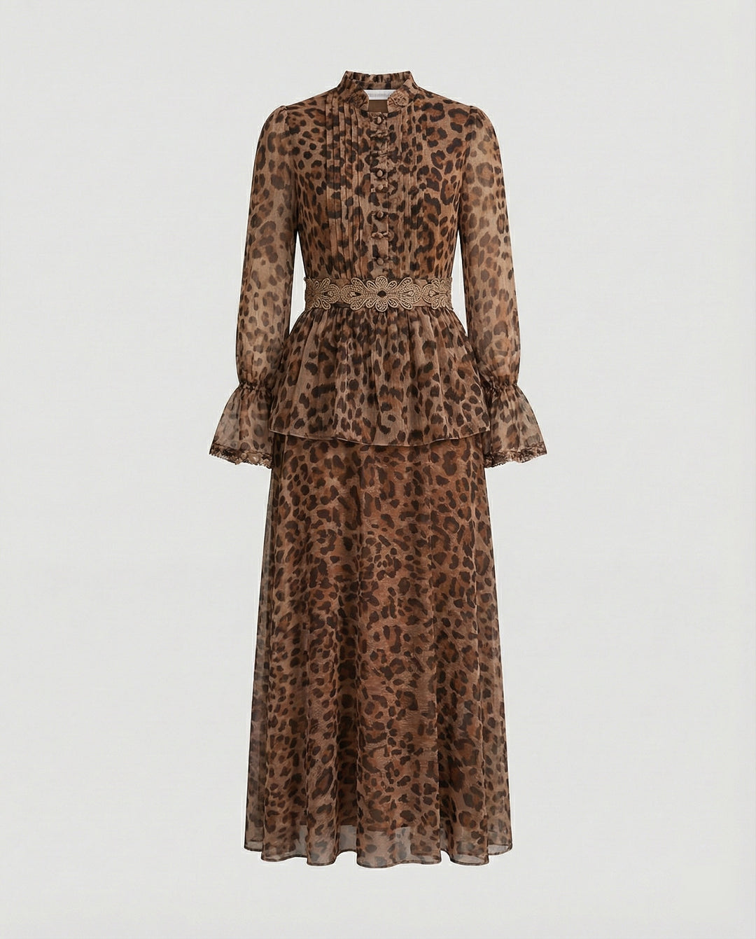 Damen Maxikleid Chiffon elegant