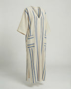 Leinen Kaftan Maxikleid Damen