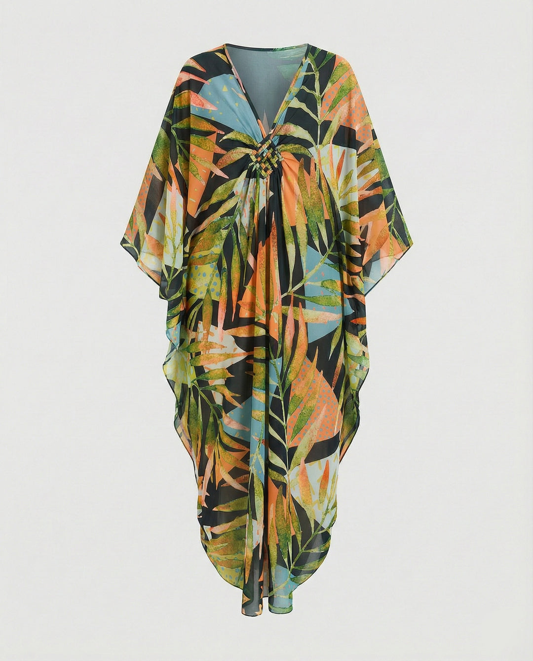 Damen Maxikleid Kaftan Sommer