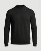 Herren Strickpullover mit Stehkragen