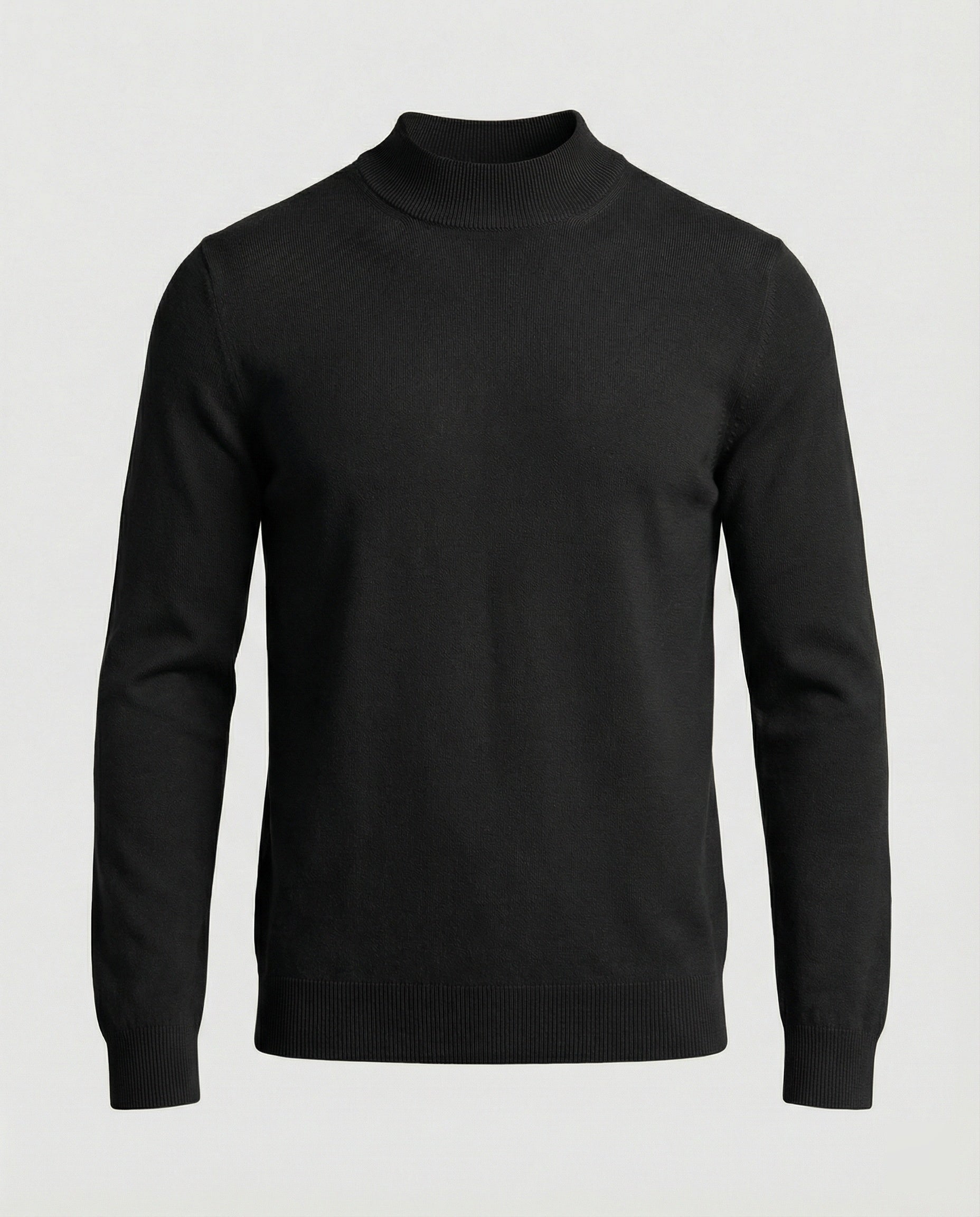 Herren Strickpullover mit Stehkragen