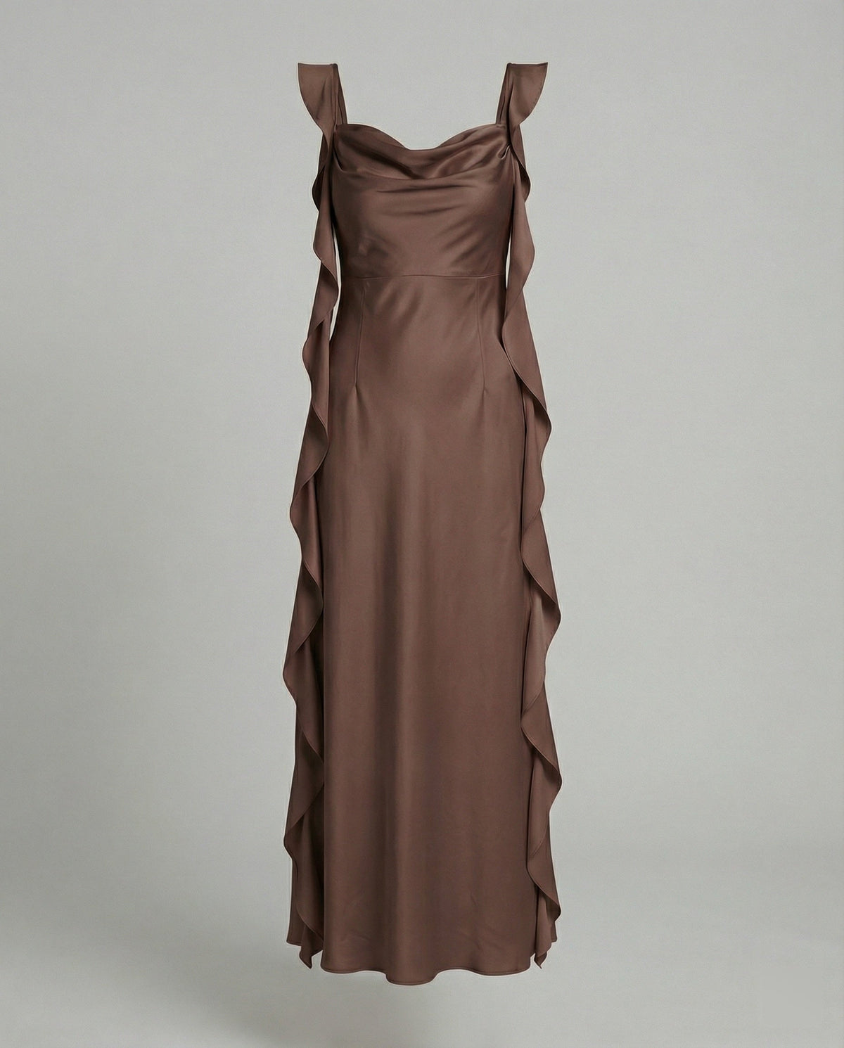 Abendkleid Elegant Mit Drapiertem Dekolleté Damen