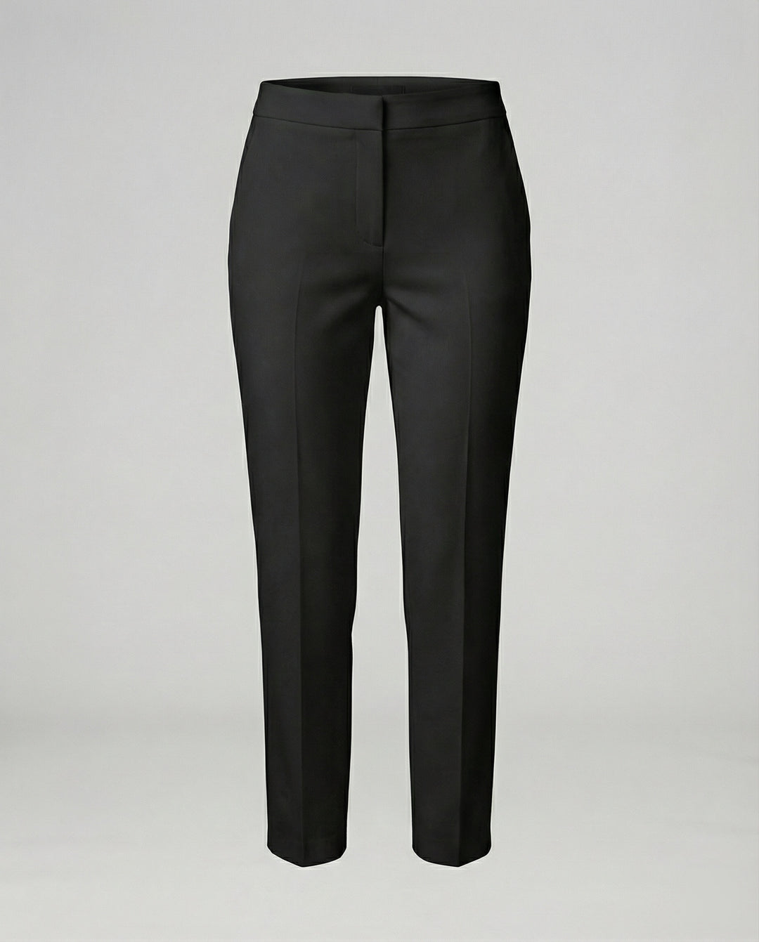 Damen Hochtaillierte Stoffhose mit schmalem Bein