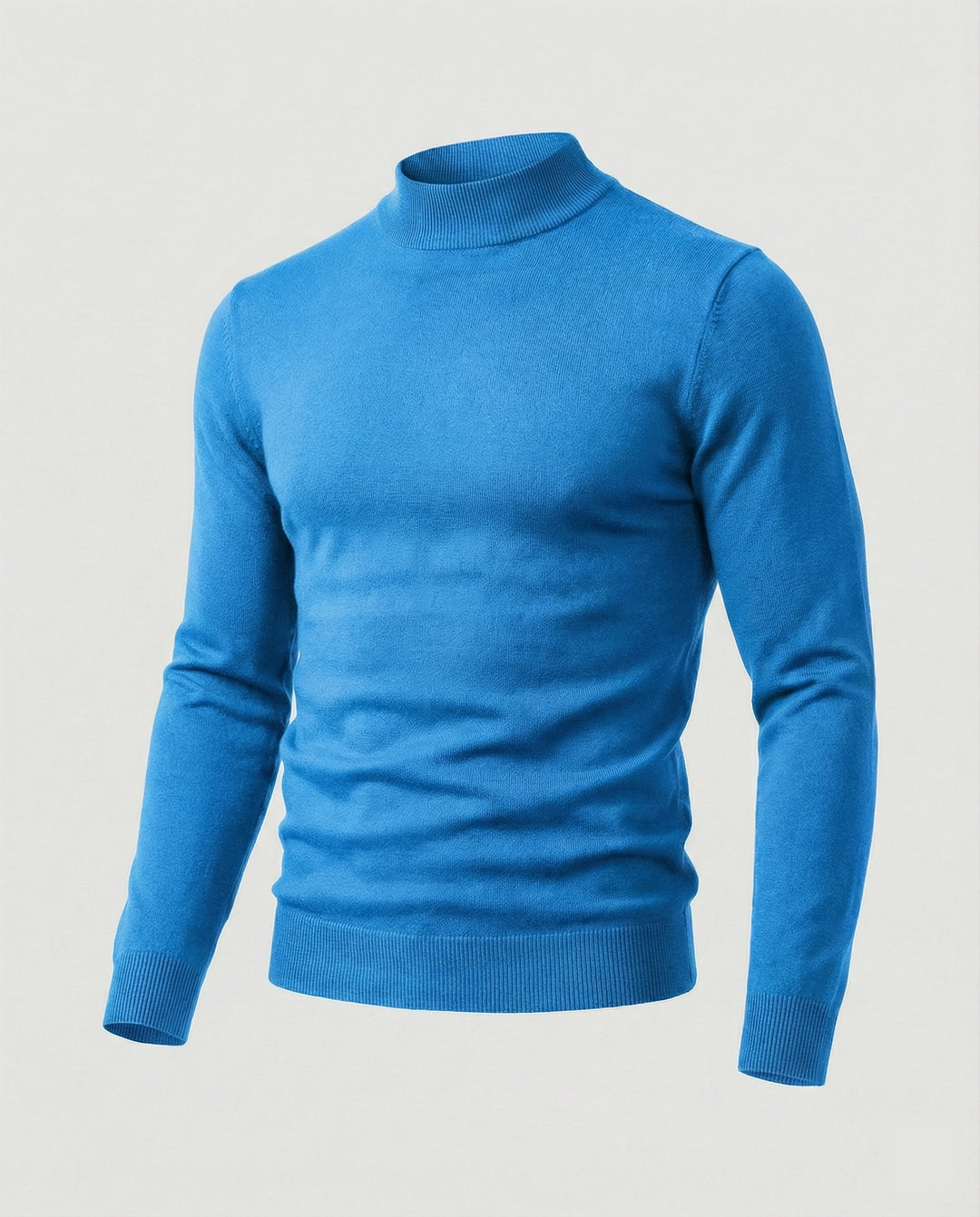 Herren eleganter Pullover mit Stehkragen R&B