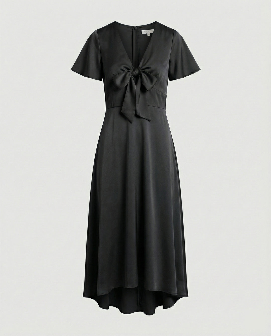 Damen Midikleid elegant Wickeloptik
