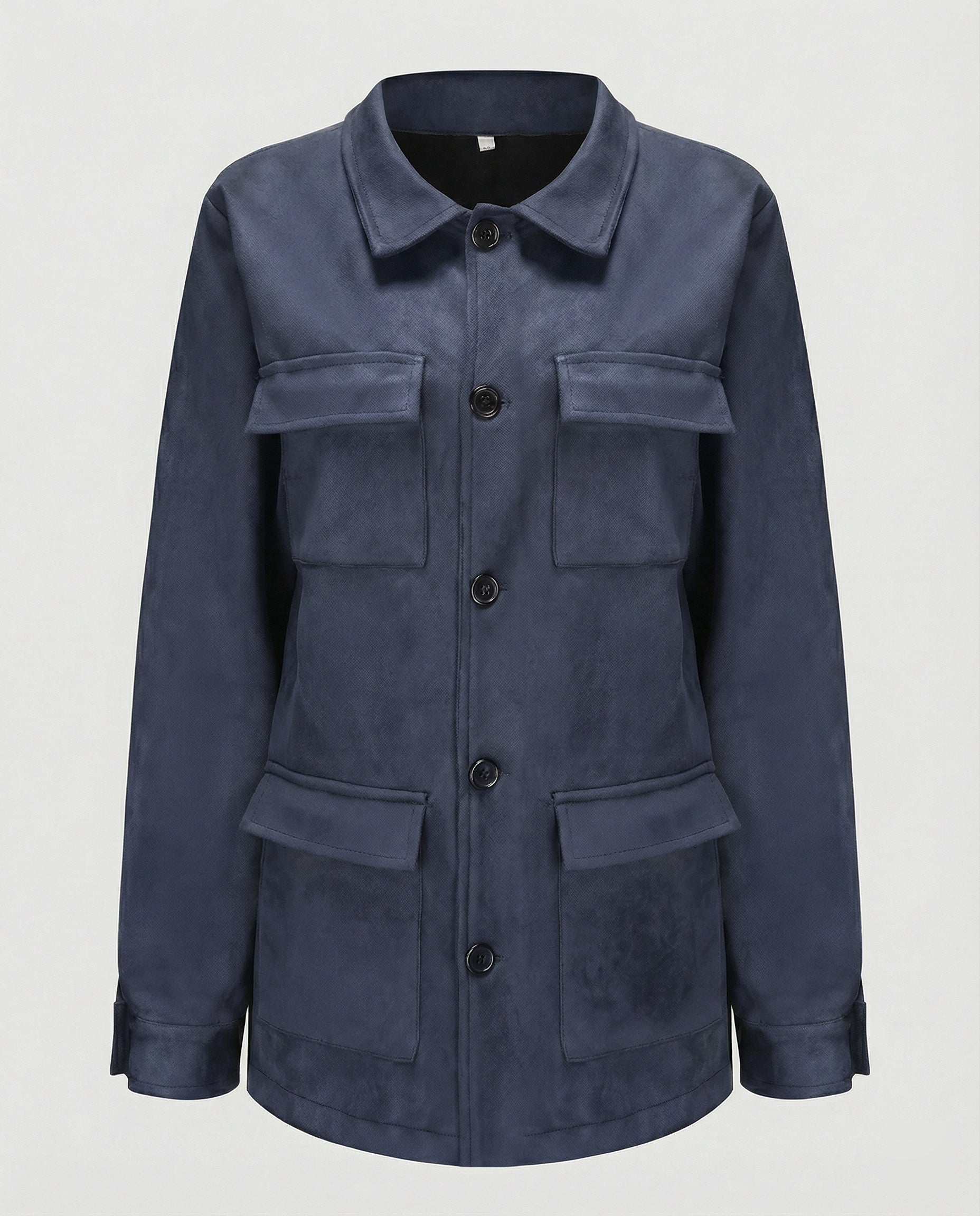 Damen Utility-Jacke aus Veloursleder