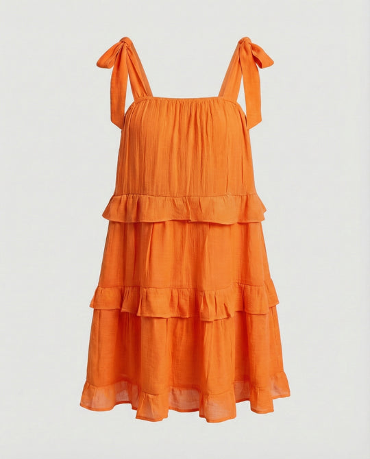 Freizeitkleid Sommer Damen Stufenkleid