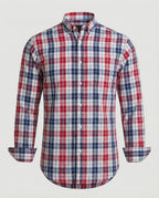 Herren Flanell Langarmhemd Kariert