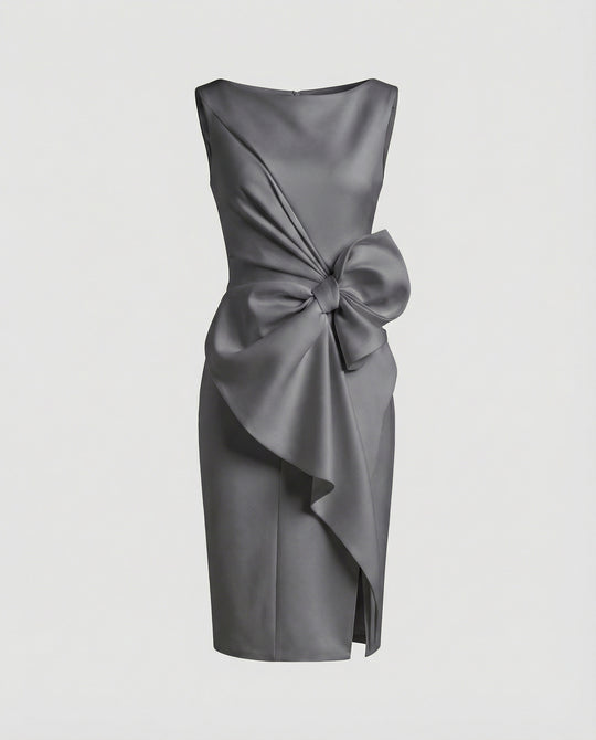 Damen Abendkleid elegant Satin