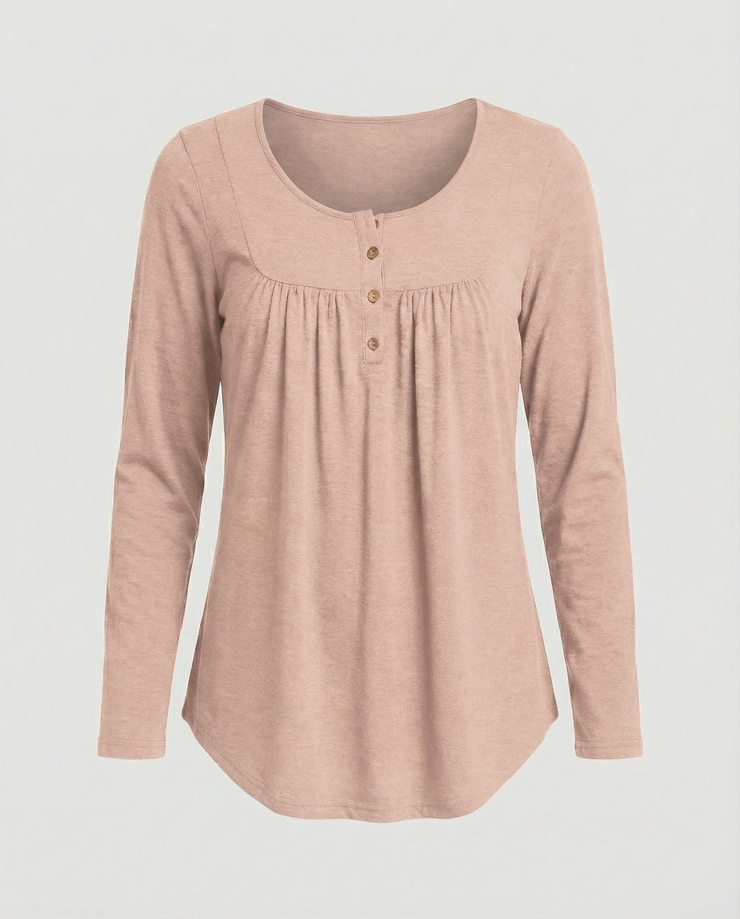 Damen Tunika Damen Langarm Henley