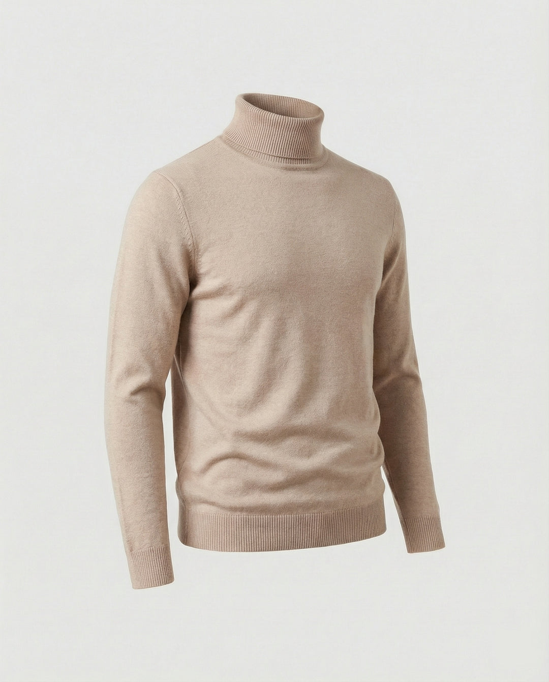 Herren Rollkragenpullover aus weichem Merinowolle R&B