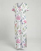Damen Maxikleid Strand Sommer