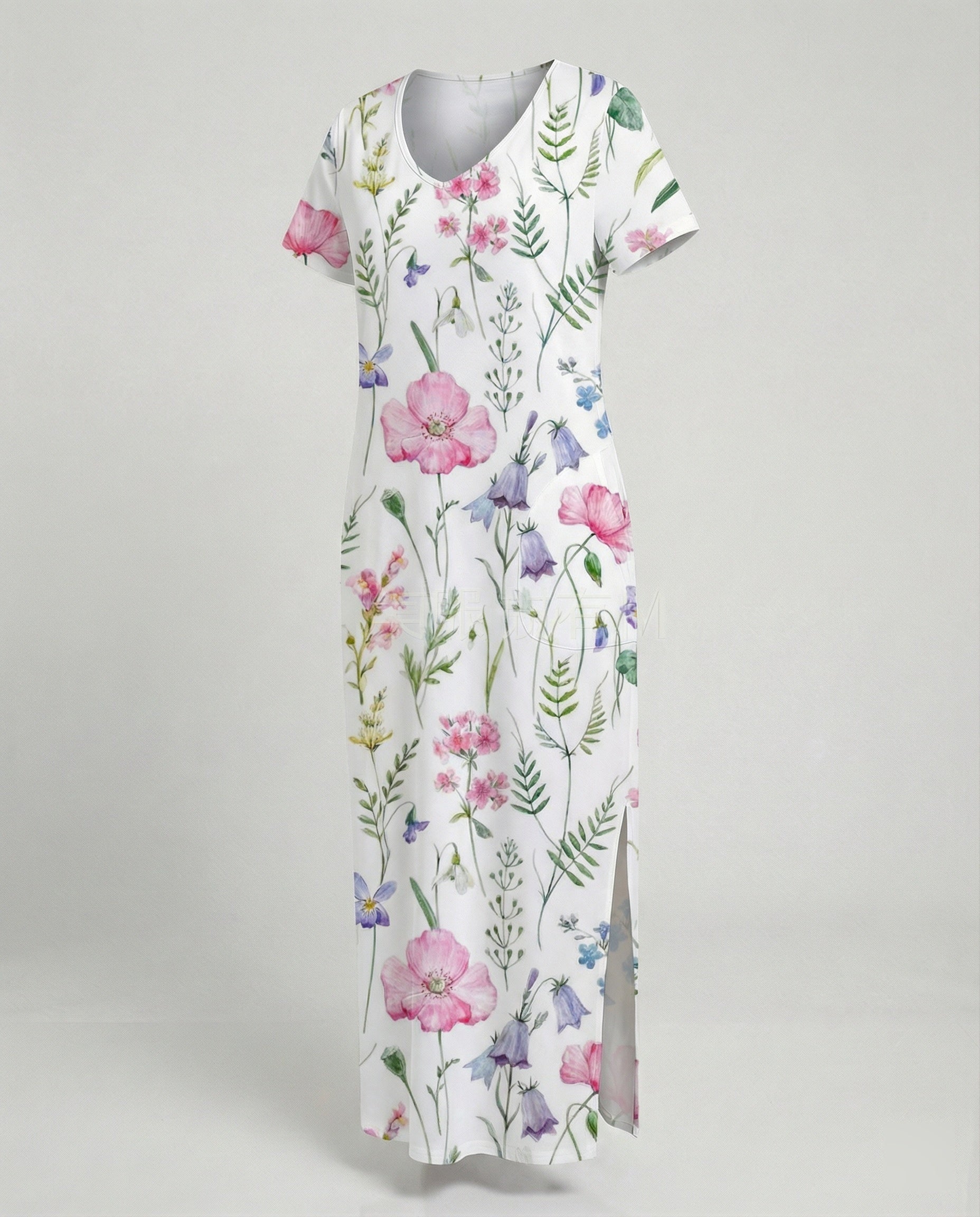 Damen Maxikleid Strand Sommer