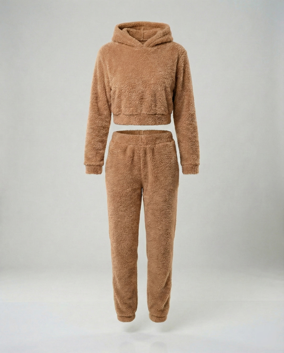 Damen Lounge-Anzug mit Cropped Jacke