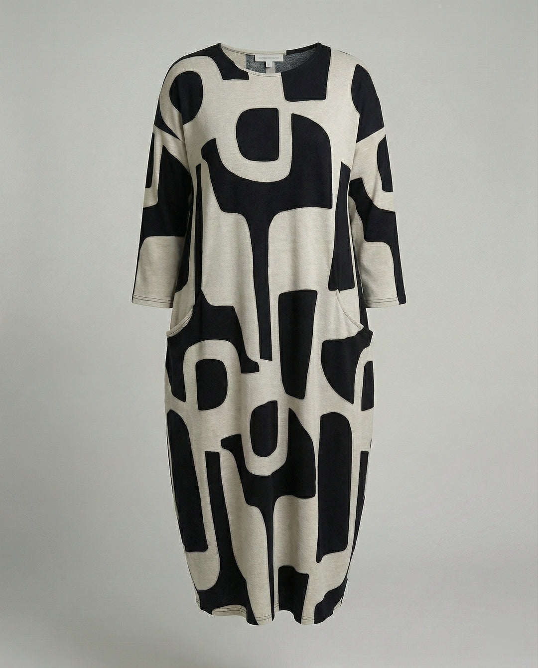 Damen Jerseykleid lang Print