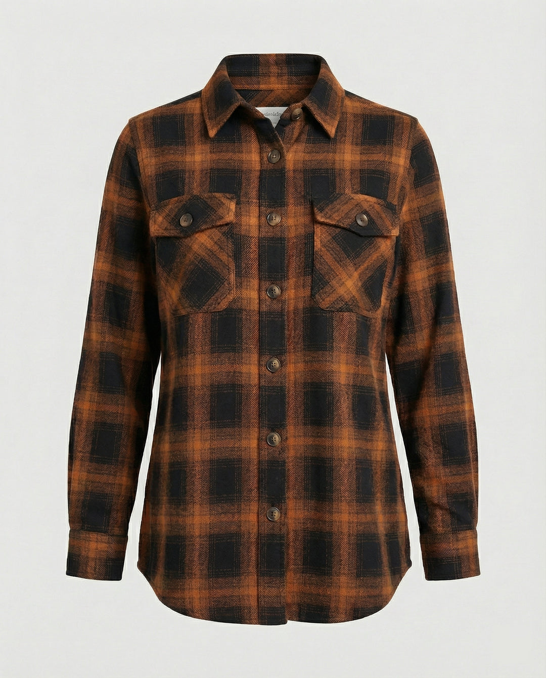 Damen Hemdjacke Flanell Karo