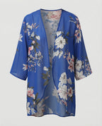 Offener Kimono Damen Floral