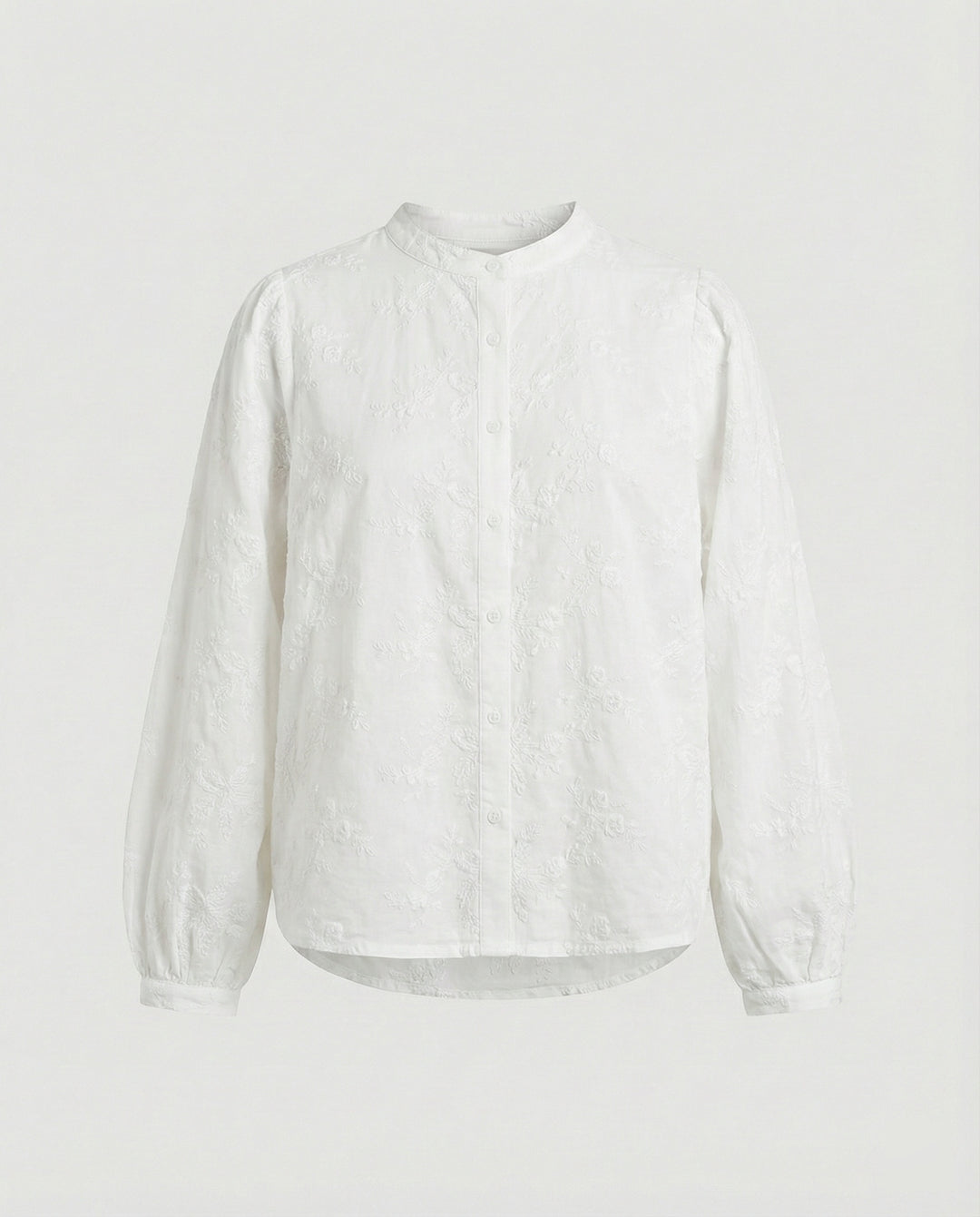 Bluse Damen Baumwolle Bestickt