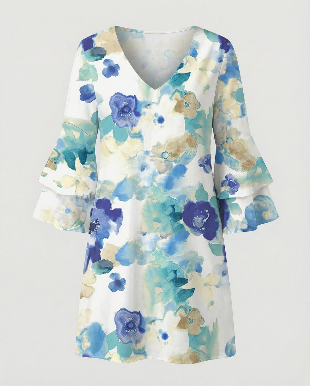 Damen Minikleid floral Sommer