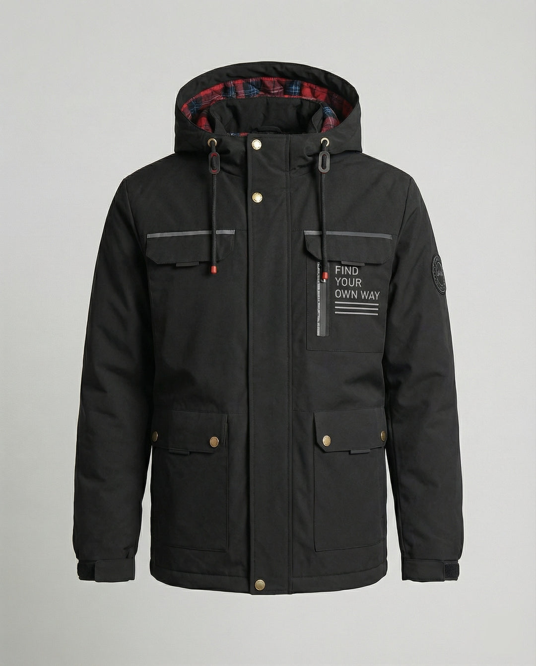 Herren Bikerjacke Leder Velours