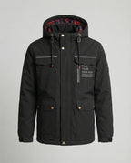Herren Bikerjacke Leder Velours