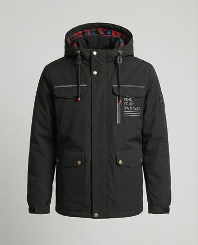 Herren Bikerjacke Leder Velours